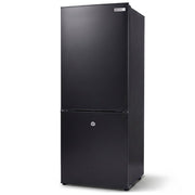 GECKO 139L Upright Portable Fridge / Freezer, 12V/24V for Motorhome, Tiny Home, Off-grid and Caravan, Black