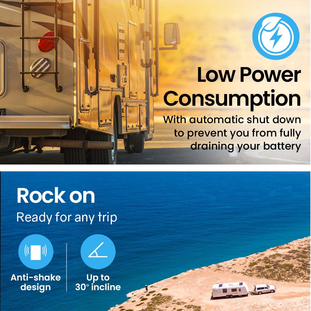 GECKO 139L Upright Portable Fridge / Freezer, 12V/24V for Motorhome and Caravan, Silver V219-CMPFRUGK13SA