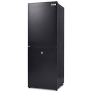 GECKO 160L Upright Portable Fridge / Freezer, 12V/24V for Motorhome, Tiny Home, Off-grid and Caravan, Black