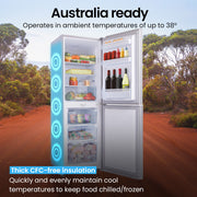 GECKO 160L Upright Portable Fridge / Freezer, 12V/24V for Motorhome and Caravan, Silver V219-CMPFRUGK16SA