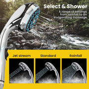 Thermomate Portable Gas Outdoor Camping Hot Water Heater System, with 12V Pump, Shower Head, Black V219-CMPWHTTHBK2A