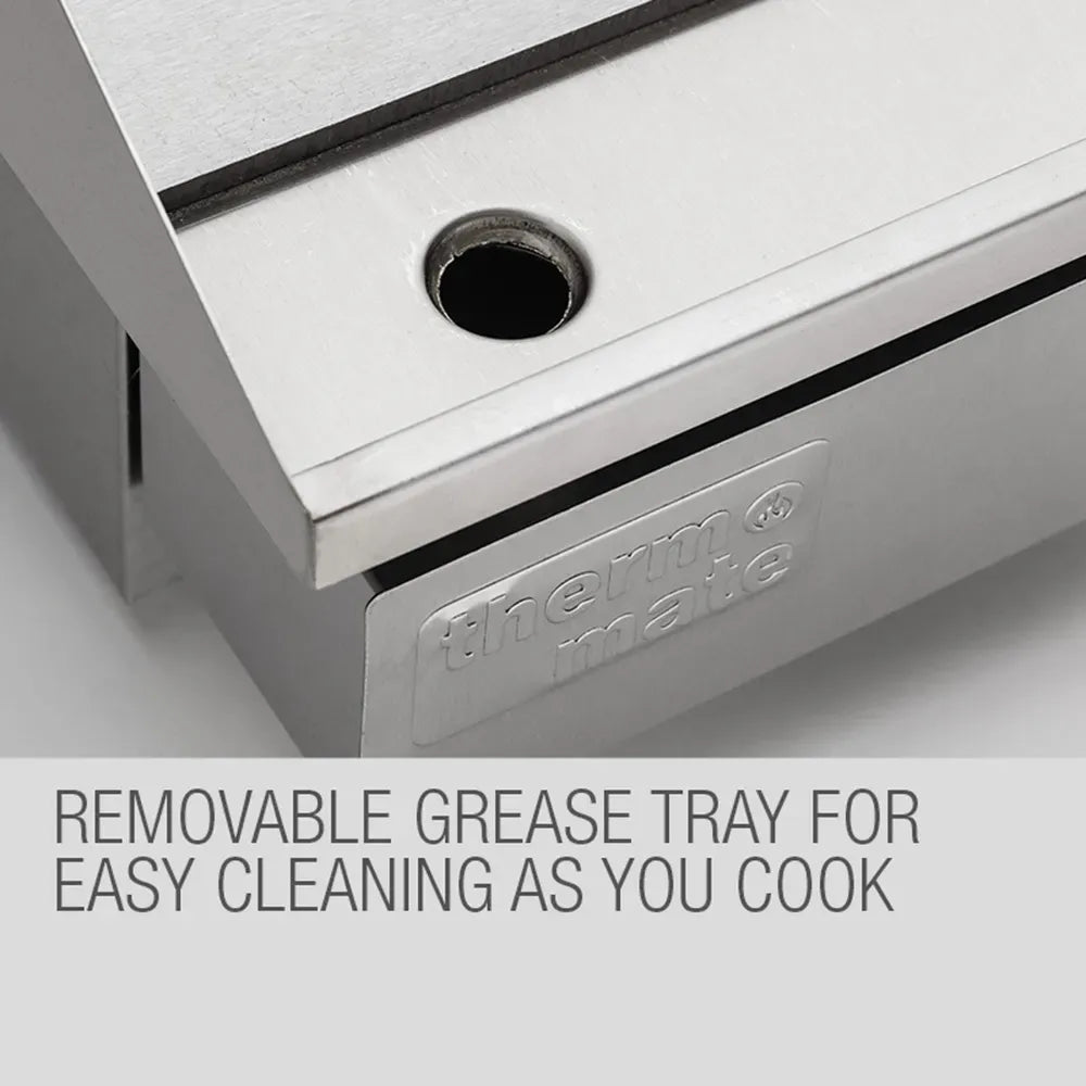 THERMOMATE Electric Griddle Grill BBQ Hot Plate Commercial Stainless Steel V219-COKCAPTHMAG03