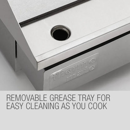 THERMOMATE Electric Griddle Grill BBQ Hot Plate Commercial Stainless Steel V219-COKCAPTHMAG03