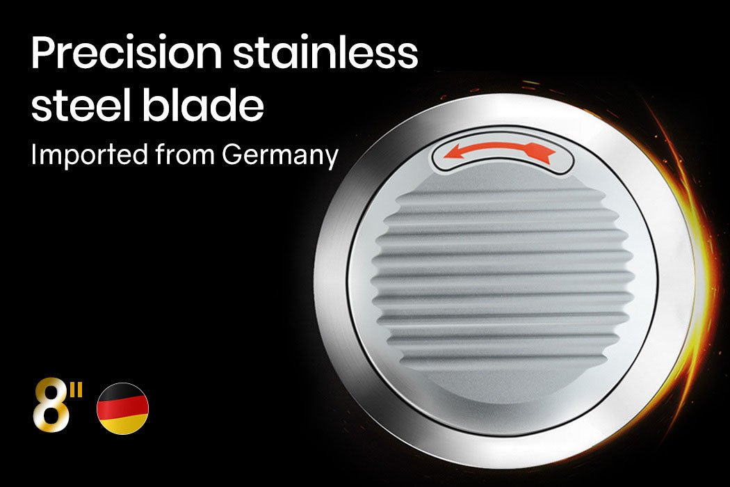 EUROCHEF 8 Inch Commercial Meat Slicer 280W Electric Food Cutting Machine, Deli Shaver Cutter 200mm V219-COKCMSEUCAX82