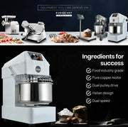EUROCHEF 20L Spiral Dough Mixer Commercial Machine Bakery Kneader Litre Small V219-COKDMXEUCA205