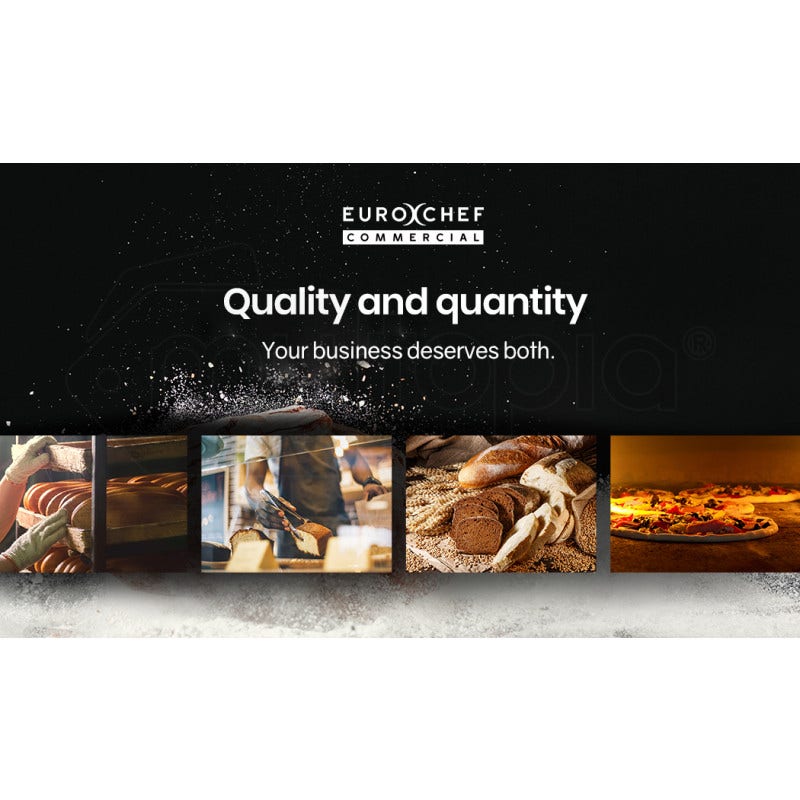 EUROCHEF 30L Spiral Dough Mixer Commercial Machine Bakery Bread Kneader Litre Small V219-COKDMXEUCA207
