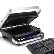 EUROCHEF EUC-CG7 Smart Multi Contact Grill Sandwich Panini Press Maker Fast Cafe Style V219-COKGRLEUCAC7S