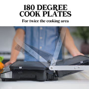 EUROCHEF EUC-CG7 Smart Multi Contact Grill Sandwich Panini Press Maker Fast Cafe Style V219-COKGRLEUCAC7S