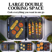 EUROCHEF EUC-CG7 Smart Multi Contact Grill Sandwich Panini Press Maker Fast Cafe Style V219-COKGRLEUCAC7S