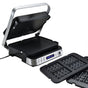 EUROCHEF Smart Multi Contact Grill Sandwich Press Panini Waffle Maker Griddle Stainless Steel V219-COKGRLEUCAC8S