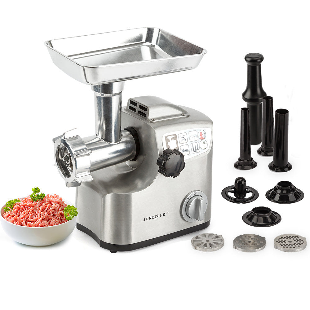 EuroChef Meat Grinder Electric Mincer Sausage Filler Kebbe Maker V219-COKGRNEUCA1M8