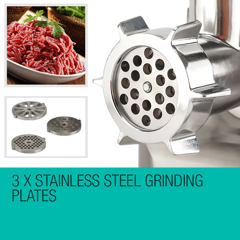 EuroChef Meat Grinder Electric Mincer Sausage Filler Kebbe Maker V219-COKGRNEUCA1M8
