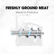 EUROCHEF Electric Meat Grinder, Stainless Steel Mincer Sausage Filler Kibbe Maker, Red V219-COKGRNEUCA5RD