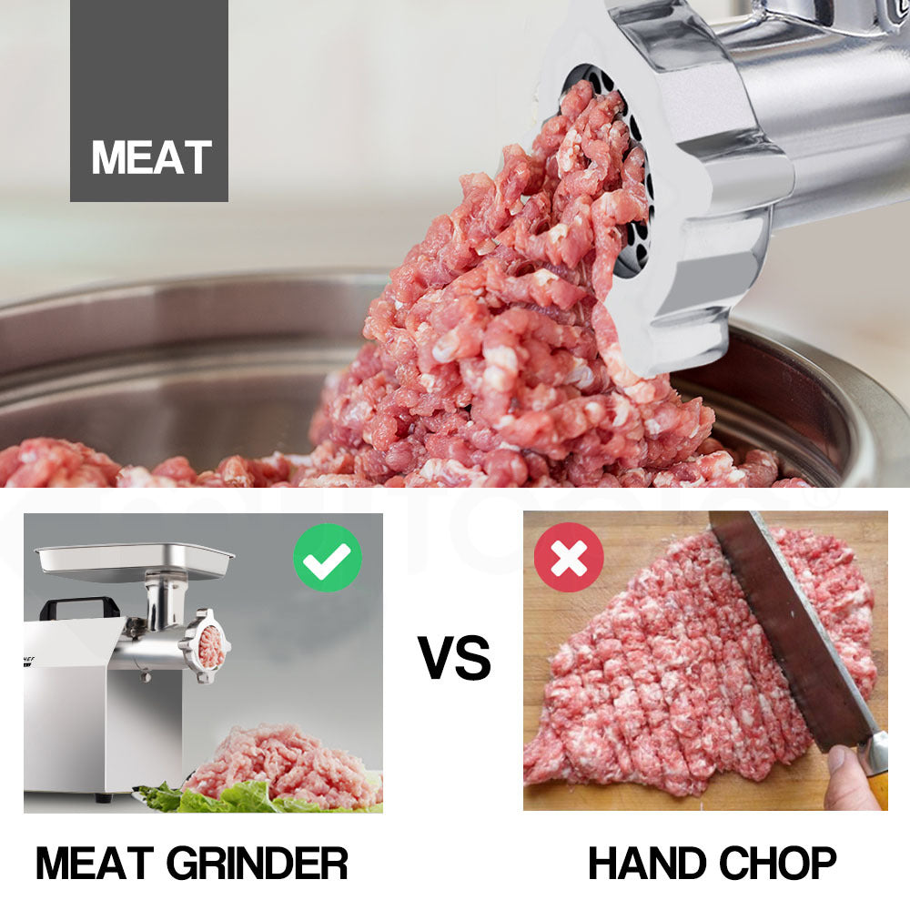 EUROCHEF Meat Grinder Mincer Food Commercial Electric Machine Chopper Shredder V219-COKGRNEUCA8K5