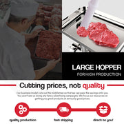 EUROCHEF Meat Grinder Mincer Food Commercial Electric Machine Chopper Shredder V219-COKGRNEUCA8K5