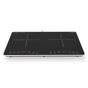 EUROCHEF Double Induction Benchtop Cooktop, 9 Heat Levels, Fast Electric Portable Cooker, Touch Controls, V219-COKICTEC35PA