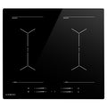 EuroChef 60cm 4 Zone Induction Cooktop, 7200W Electric, Dual Link Bridged Zone Hobs, Touch Controls V219-COKICTEC642A