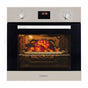 EuroChef 60cm Stainless Electric Wall Oven 8 Function Built-in Fan Forced Grill Touch Control V219-COKOVNEUCA78A