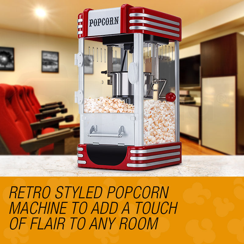 EuroChef Popcorn Machine - Popper Popping Classic Cooker Microwave V219-COKPOPEUCA400