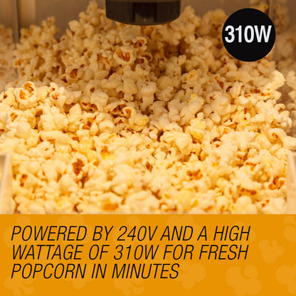 EuroChef Popcorn Machine - Popper Popping Classic Cooker Microwave V219-COKPOPEUCA400