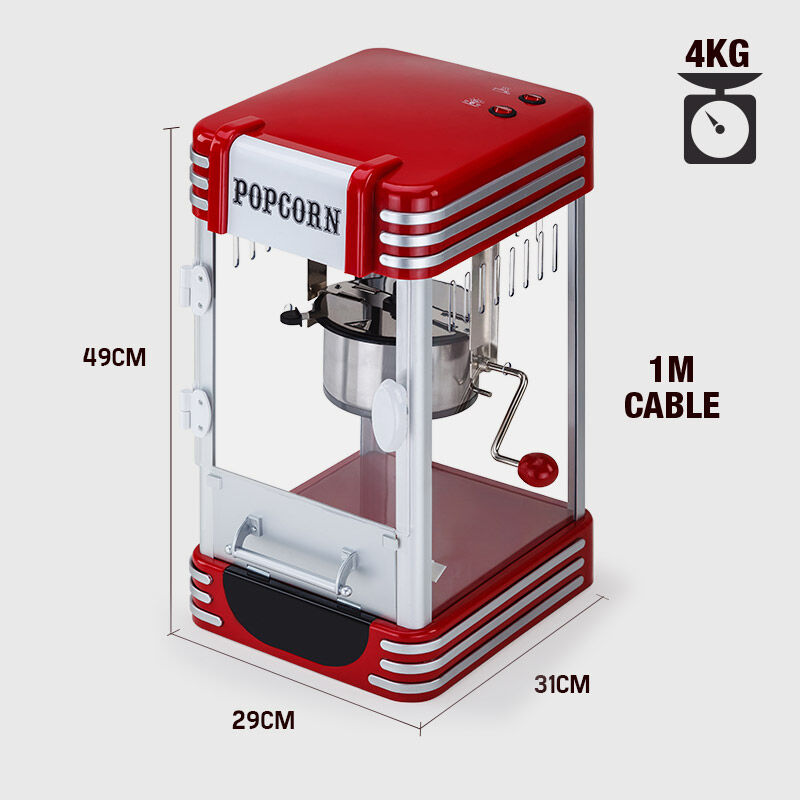 EuroChef Popcorn Machine - Popper Popping Classic Cooker Microwave V219-COKPOPEUCA400