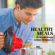 EUROCHEF Soup Maker Blender Smoothie Compact Hot Cold Stainless Steel Mixer V219-COKSOUEUCB13S