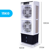 POLYCOOL 35L 220W Portable Evaporative Air Cooler 24 Hour Timer 4 in 1 Cooling Fan w/ Remote V219-COLECLPYC7GA