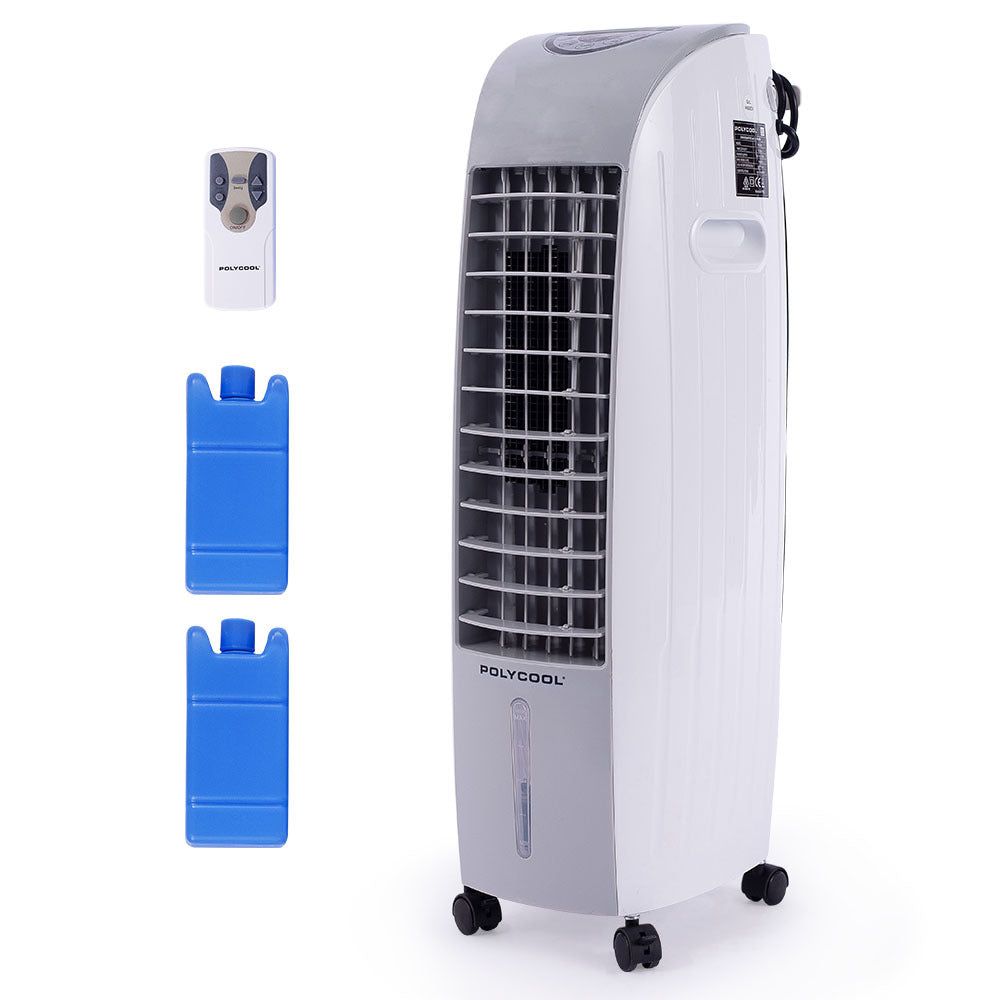 POLYCOOL 6L Portable Evaporative Air Cooler 24 Hour Timer 4 in 1 Cooling Fan V219-COLECLPYD2GA