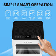 CARSON 2.05kW Portable Air Conditioner, Bluetec Edition, Dehumidifier & Fan Mode, Remote Control, 24hr Timer, V219-COLPACCA2C2SA