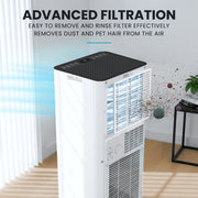 CARSON 2.05kW Portable Air Conditioner, Bluetec Edition, Dehumidifier & Fan Mode, Remote Control, 24hr Timer, V219-COLPACCA2C2SA