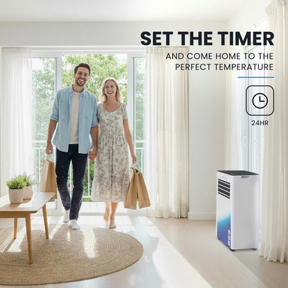 CARSON 2.05kW Portable Air Conditioner, Bluetec Edition, Dehumidifier & Fan Mode, Remote Control, 24hr Timer, V219-COLPACCA2C2SA