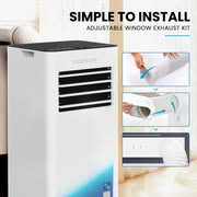 CARSON 2.05kW Portable Air Conditioner, Bluetec Edition, Dehumidifier & Fan Mode, Remote Control, 24hr Timer, V219-COLPACCA2C2SA
