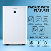 CARSON 3.5kW Portable Air Conditioner, with Dehumidifier Mode & Fan Cooler V219-COLPACCA2C8A