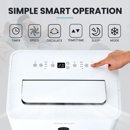 CARSON 3.5kW Portable Air Conditioner, with Dehumidifier Mode & Fan Cooler V219-COLPACCA2C8A