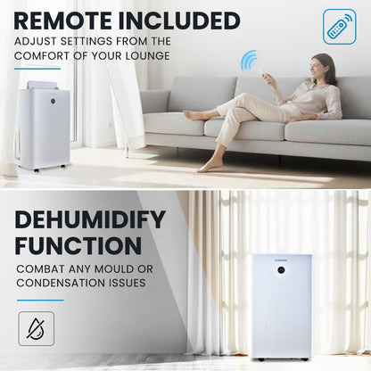 CARSON 3.5kW Portable Air Conditioner, with Dehumidifier Mode & Fan Cooler V219-COLPACCA2C8A