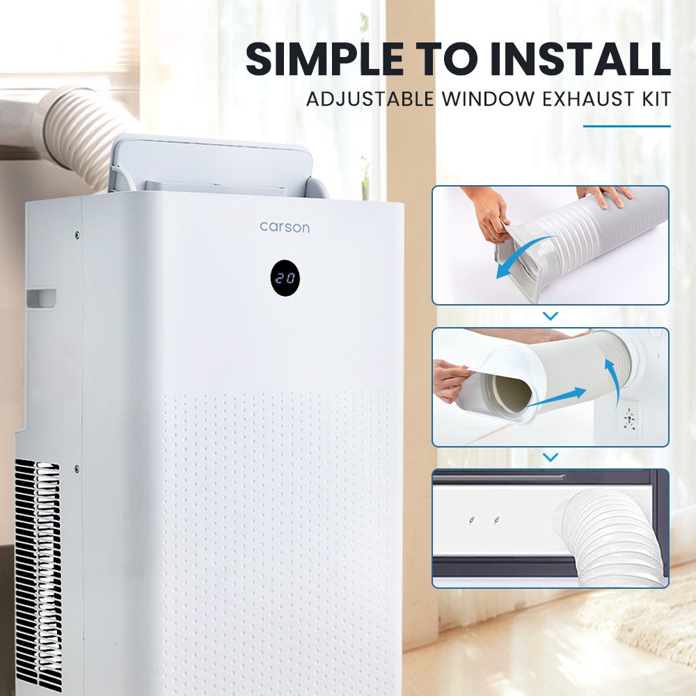 CARSON 3.5kW Portable Air Conditioner, with Dehumidifier Mode & Fan Cooler V219-COLPACCA2C8A