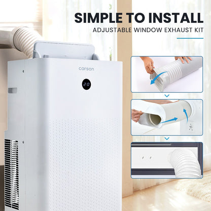 CARSON 3.5kW Portable Air Conditioner, with Dehumidifier Mode & Fan Cooler V219-COLPACCA2C8A