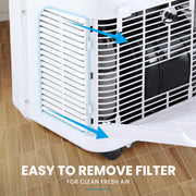 CARSON 2.9kW Reverse Cycle Portable Air Conditioner and Heater, with Dehumidifier, Cooling and Heating AC V219-COLPCHCA23RA