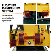 BAUMR-AG 185kg Reversible Vibratory Plate Compactor, Commercial 9HP 270cc, 500x700mm, Wheel Kit, for Sand V219-COMPLTBMR95A