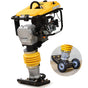 BAUMR-AG 77KG 285 x 345mm Tamping Rammer, 10kN 6.5hp, w/ Transport Wheel Kit, Compactor for Soil Sand Gravel V219-COMRMRBMW7CA