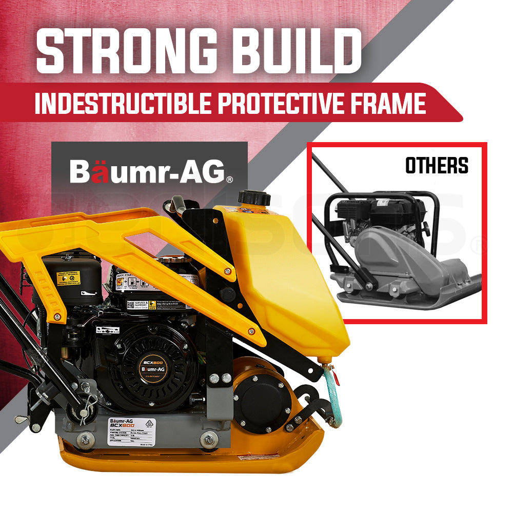 BAUMR-AG 111kg 400x545mm 7.0HP Plate Compactor, Sprinkler System (BCX-800) V219-CONCOMBMRB8C0