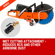 Baumr-AG 75cc Concrete Cut Off Demolition Saw Wet Demo Road Cutter Brick V219-CONSAWBMRA08X