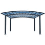 SHADE SHIELD Arched Double Carport 6.0m x 5.5m x 2.98m, Aluminium Alloy Frame, Polycarbonate Roof, Shelter V219-CPRDBLPCDM2A