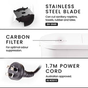 PROTEGE Macerator Pump 800W Commercial 4 Inlet for P-Trap Toilet Upflush Heavy-Duty V219-DCLMACPROA4H8