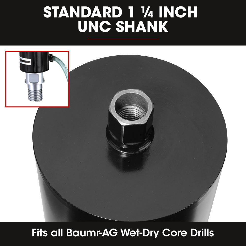 Baumr-AG 202 x 400mm Diamond Core Drill Bit DBX Series, Industrial 1.1/4-UNC V219-DRLBITBM202A