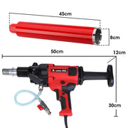 BAUMR-AG 1800W 120mm Handheld Core Drill & 76mm Diamond Drill Bit Combo, for Concrete Coring Hole Drilling V219-DRLCREBM12H-76