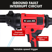 BAUMR-AG HC-120 1800W 120mm Handheld Concrete Core Drill V219-DRLCREBM12HA