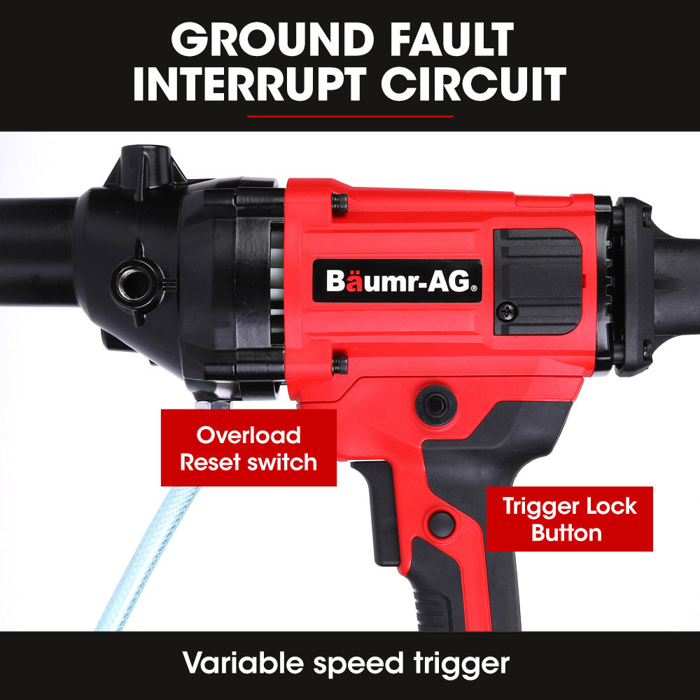 BAUMR-AG HC-120 1800W 120mm Handheld Concrete Core Drill V219-DRLCREBM12HA