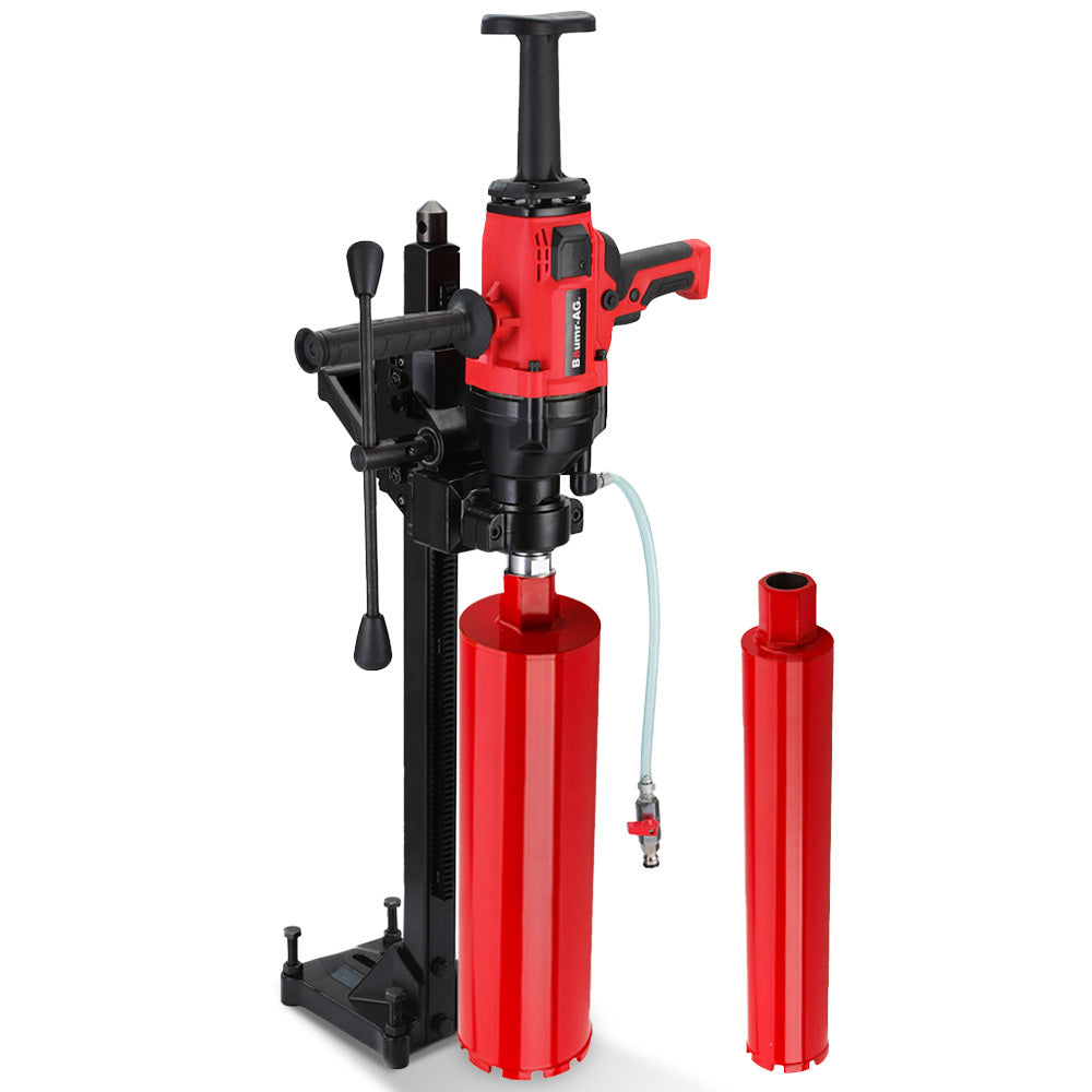 BAUMR-AG 2000W 160mm Handheld Core Drill w/Stand,63mm & 127mm Drill Bit Combo, for Concrete Coring Hole V219-DRLCREBM16H-63