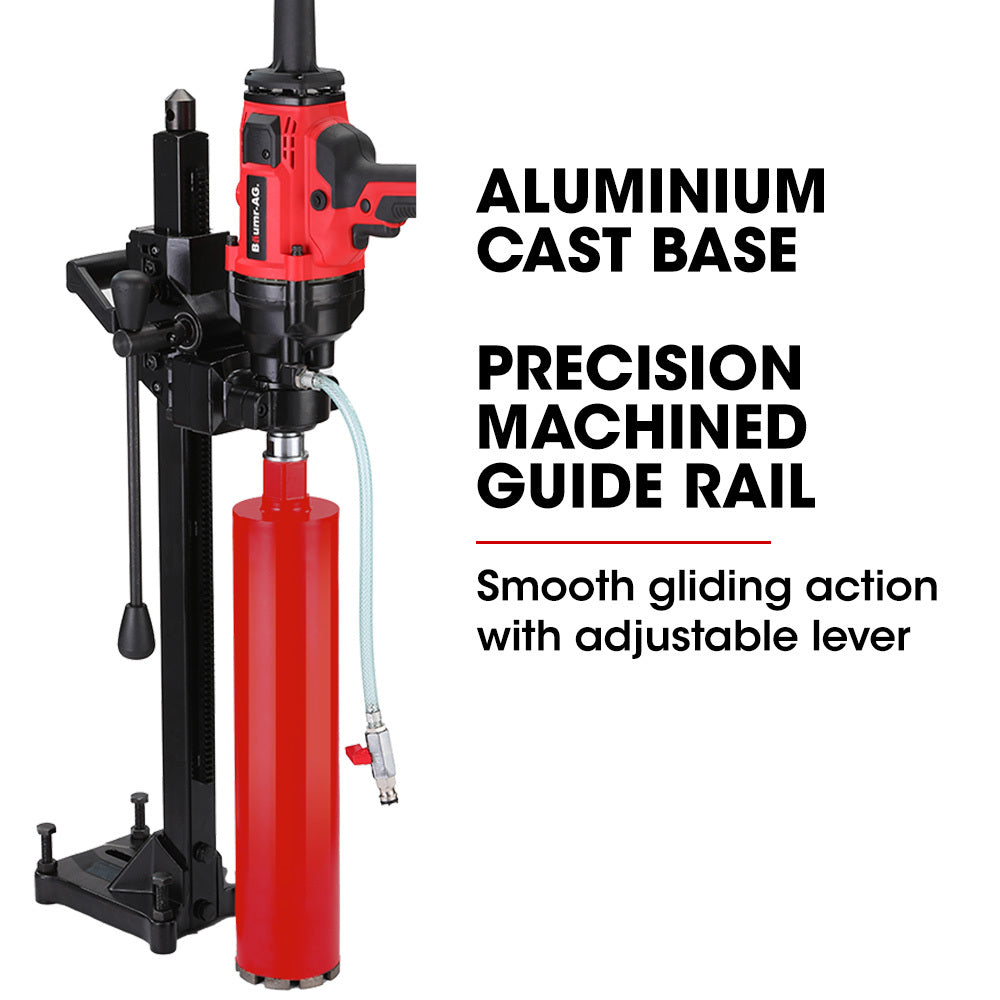 BAUMR-AG 2000W 160mm Handheld Core Drill w/Stand,63mm & 127mm Drill Bit Combo, for Concrete Coring Hole V219-DRLCREBM16H-63